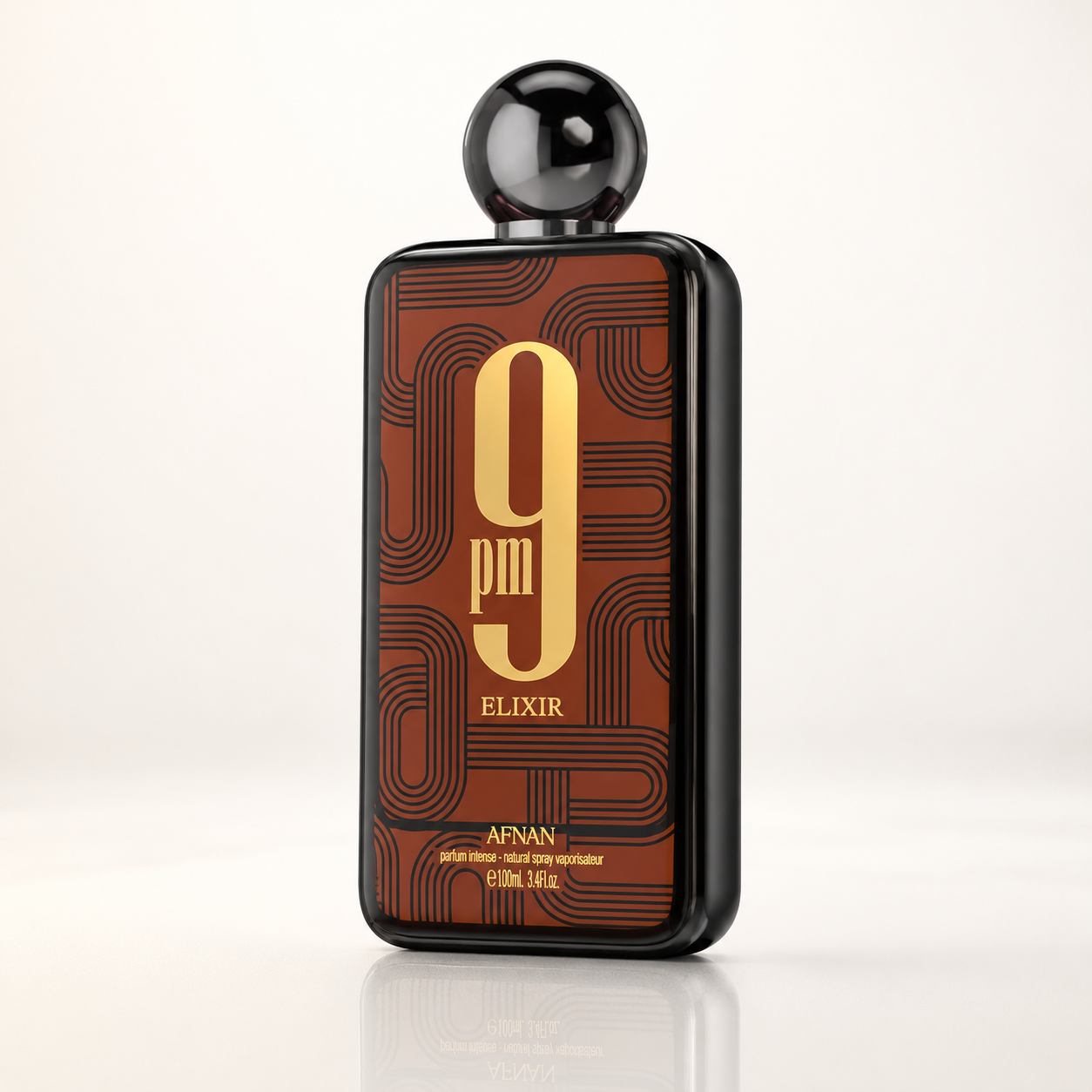 Afnan 9 PM Elixir Eau De Parfum for Unisex 3.4 Ounce