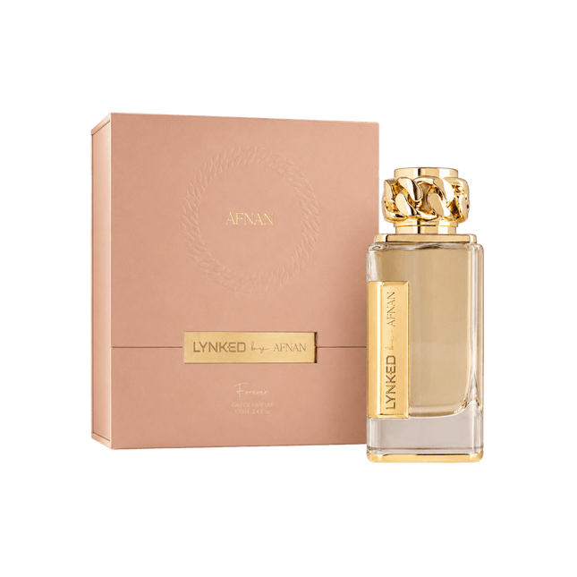 Afnan Lynked Forever Gold Pour Femme Eau De Parfum for Women 3.4 Ounce