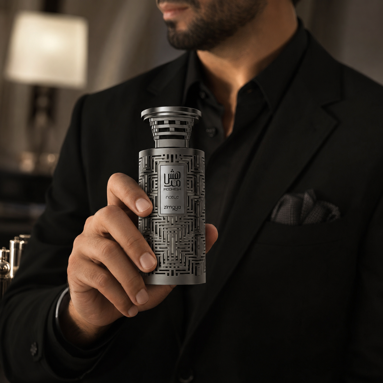 Zimaya Modhesh Noble Eau de Parfum Spray For Men, 3.4 Ounce