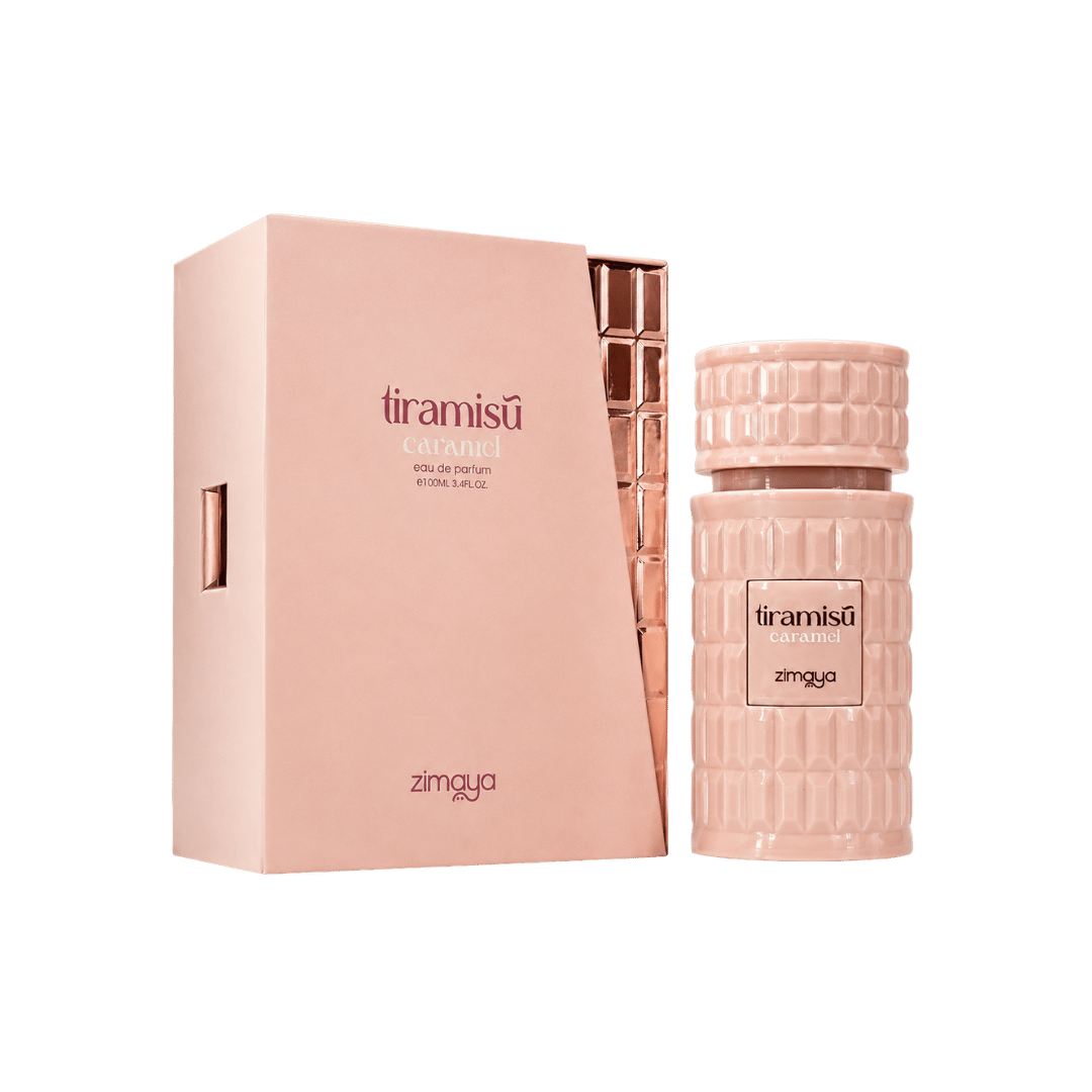 Afnan Zimaya Tiramisu Caramel for Unisex Eau de Parfum Spray, 3.4 Ounce