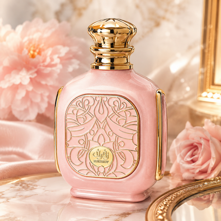 Afnan Zukhruf Pink Eau De Parfum for Women 3.4 Ounce