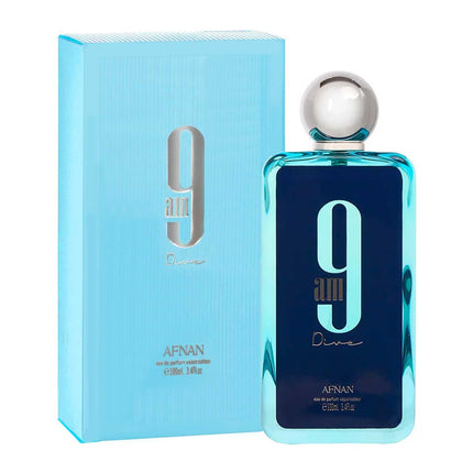 Afnan 9AM Dive Eau de Parfum Spray for Unisex, 3.4 Ounce