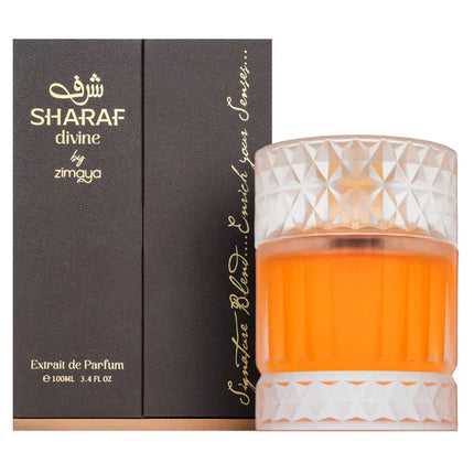 Afnan Zimaya Sharaf Divine for Unisex Eau de Parfum Spray, 3.4 Ounce