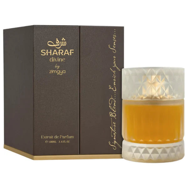 Afnan Zimaya Sharaf Divine for Unisex Eau de Parfum Spray, 3.4 Ounce