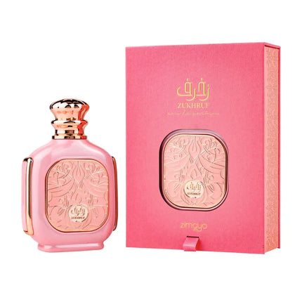 Afnan Zukhruf Pink Eau De Parfum for Women 3.4 Ounce
