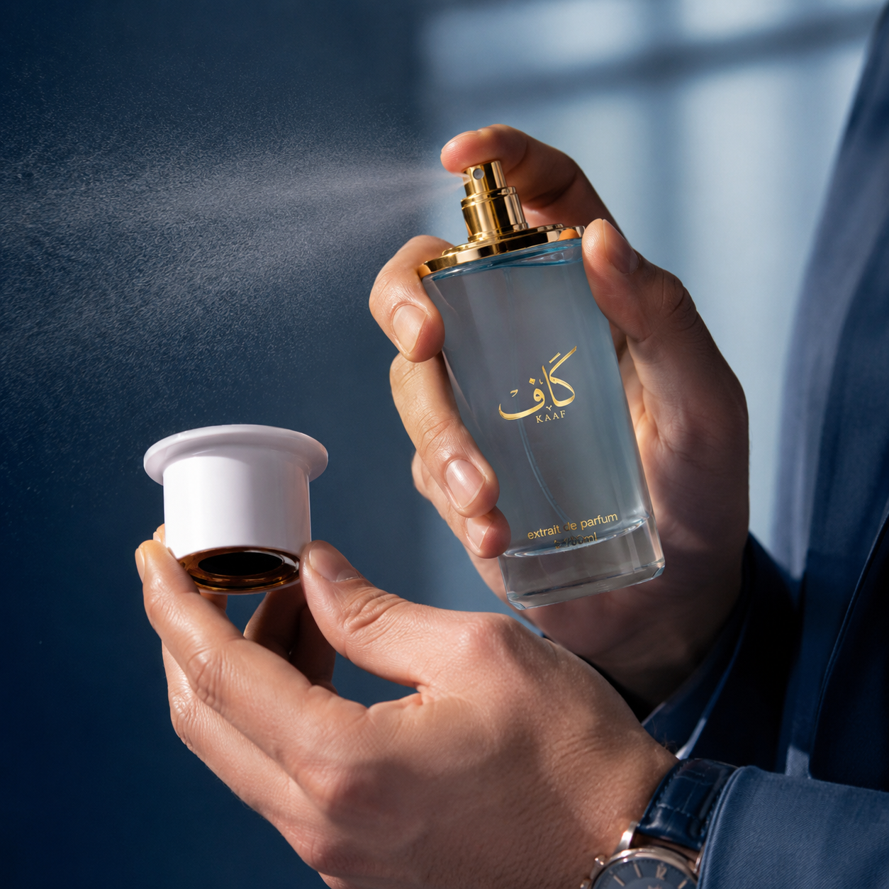 Ahmed Al Maghribi Kaaf Extrait de Parfum Spray for Unisex, 3.4 Ounce