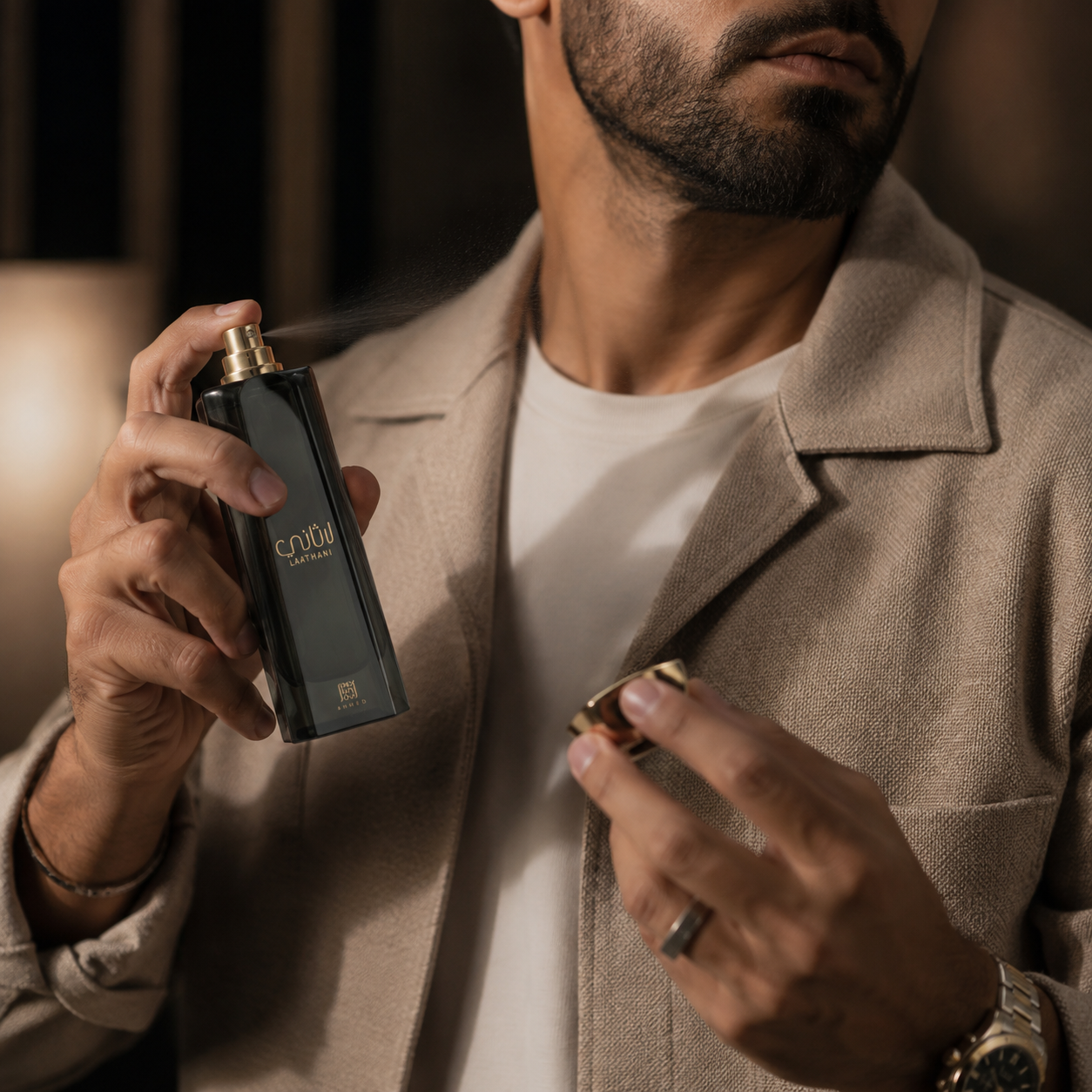 Ahmed Al Maghribi Laathani Extrait de Parfum Spray for Unisex, 2.7 Ounce