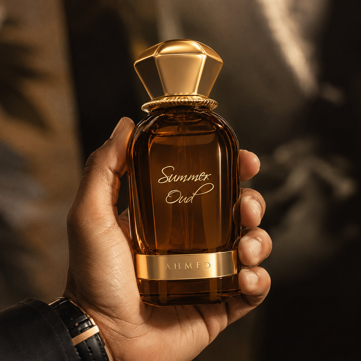 Ahmed Al Maghribi Summer Oud Extrait de Parfum Spray for Unisex 2.0 Ounce