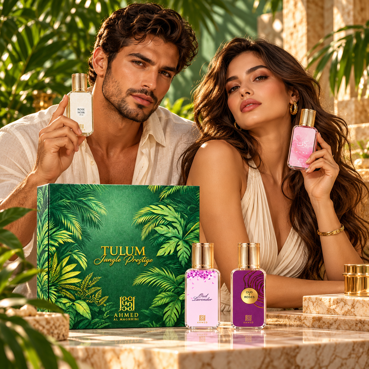 Ahmed Al Maghribi Tulum Jungle 4-Piece Gift Set for Unisex, image 5