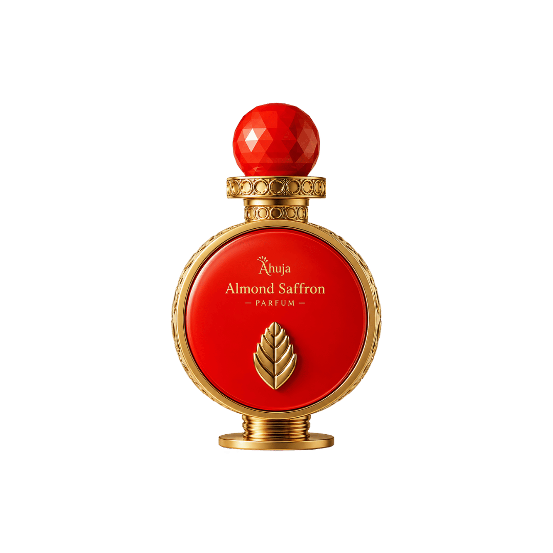 Ahuja Almond Saffron Eau de Parfum for Unisex 3.4 Ounce