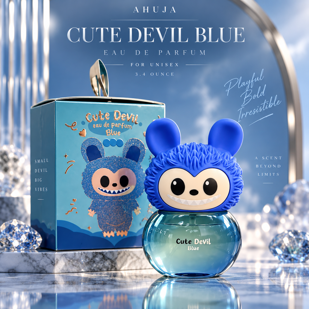 Ahuja Cute Devil Blue Eau de Parfum for Unisex