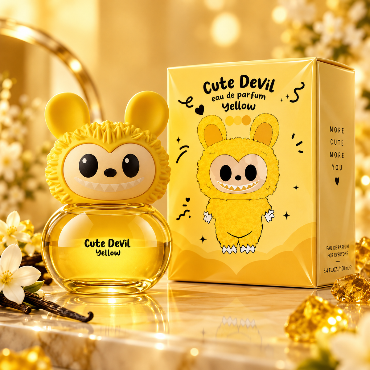 Ahuja Cute Devil Yellow Eau de Parfum for Unisex