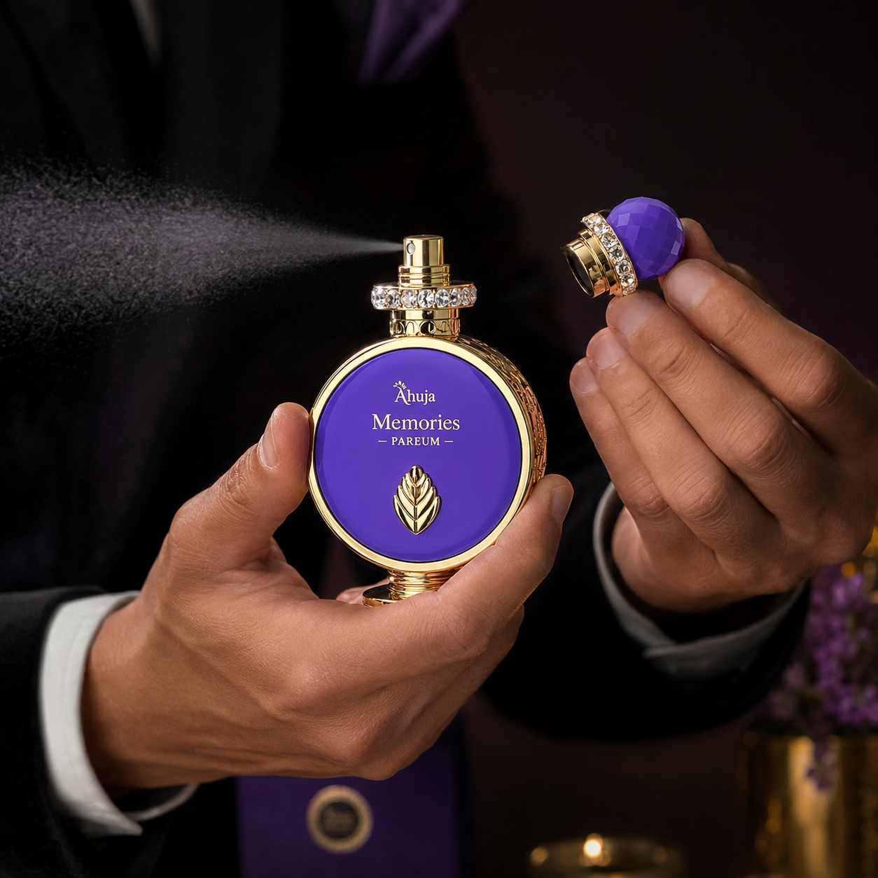 Ahuja Memories Eau de Parfum for Unisex 3.4 Ounce