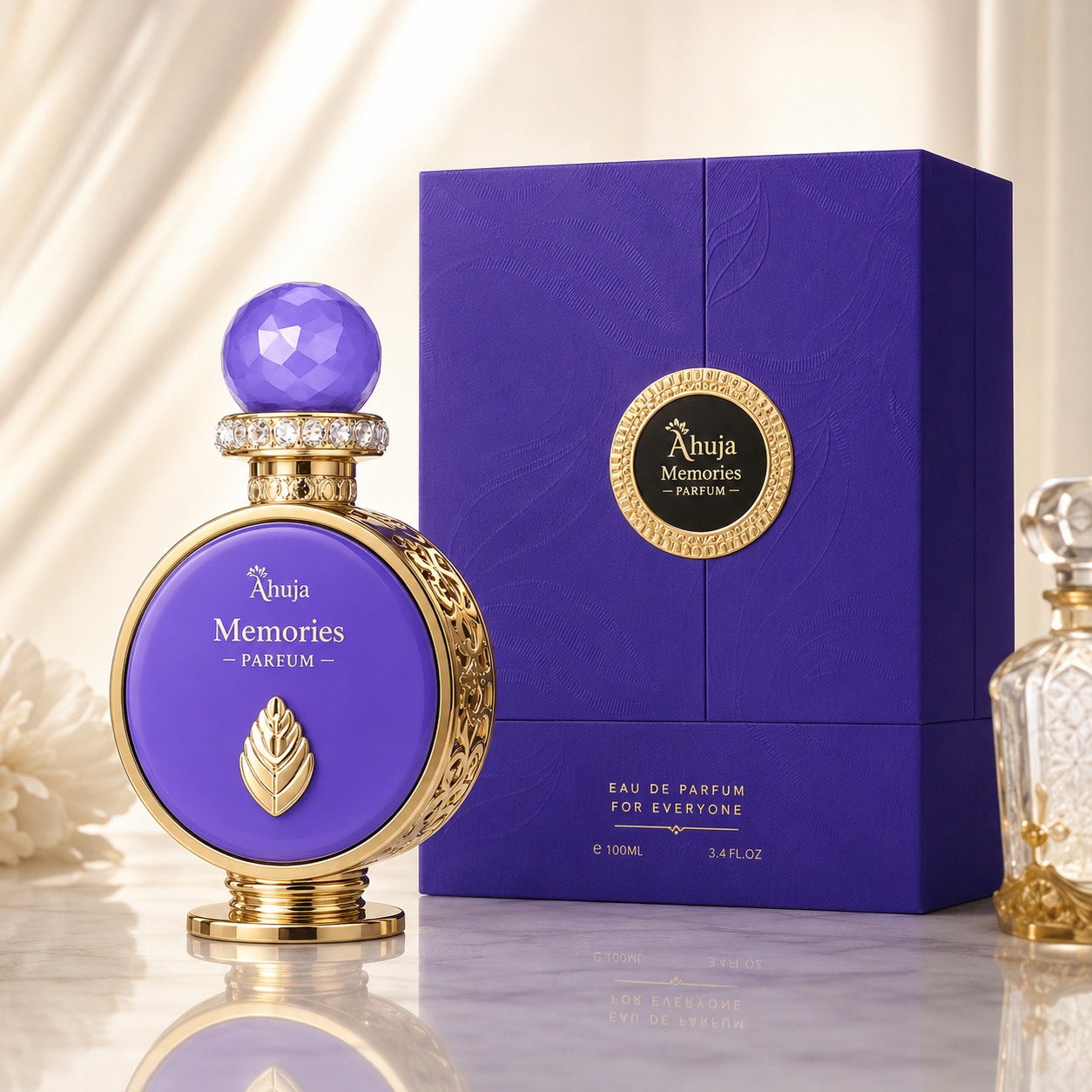 Ahuja Memories Eau de Parfum for Unisex 3.4 Ounce