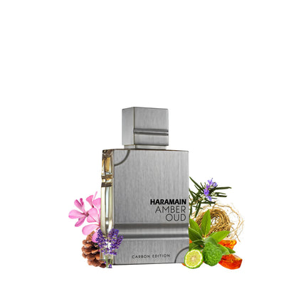 Al Haramain Amber Oud Carbon Edition Eau de Parfum Spray For Unisex 2.0 Ounce