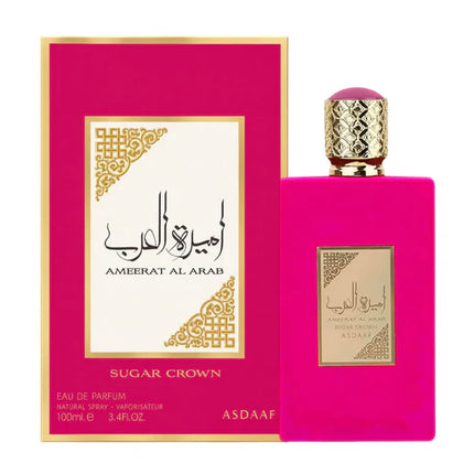 Lattafa Ameerat Al Arab Sugar Crown for Women Eau de Parfum Spray, 3.4 Ounce