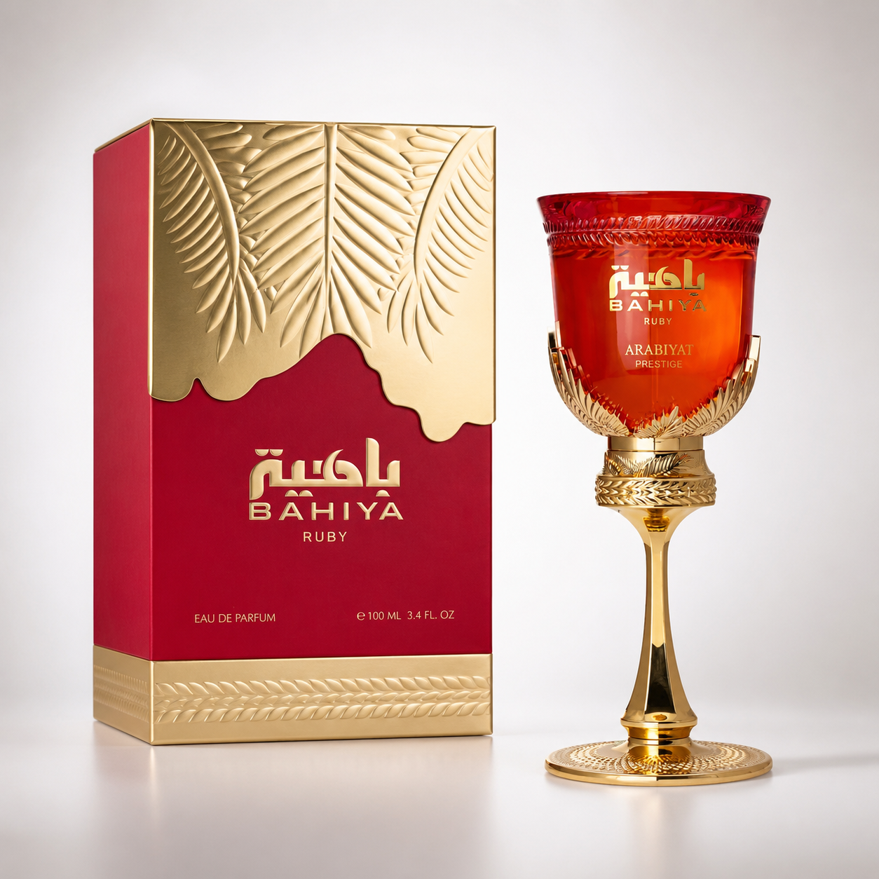 Arabiyat Prestige Bahiya Ruby Eau de Parfum Spray For Unisex 3.4 Ounce