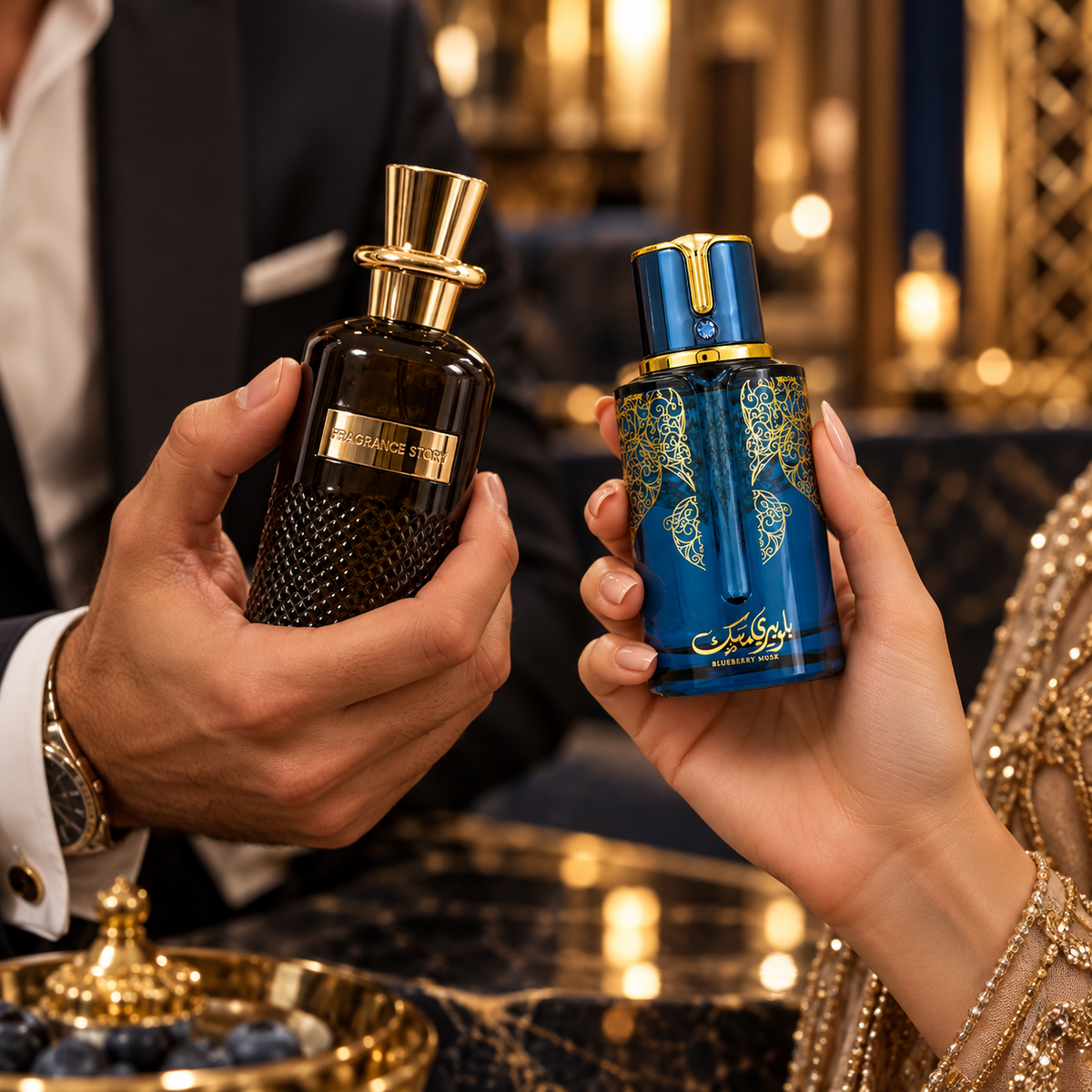 Arabiyat Prestige Blueberry Musk + Fragrance Story Only One 2-Piece Fragrance Bundle for Unisex