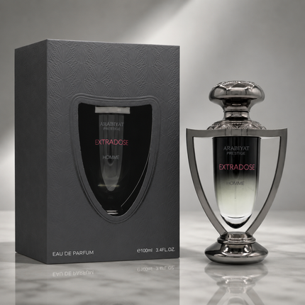Arabiyat Prestige Extradose Homme Eau de Parfum Spray For Men 3.4 Ounce