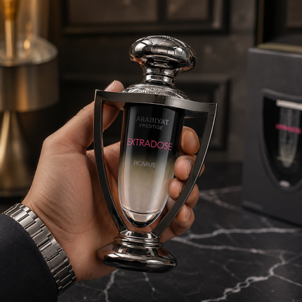 Arabiyat Prestige Extradose Homme Eau de Parfum Spray For Men 3.4 Ounce