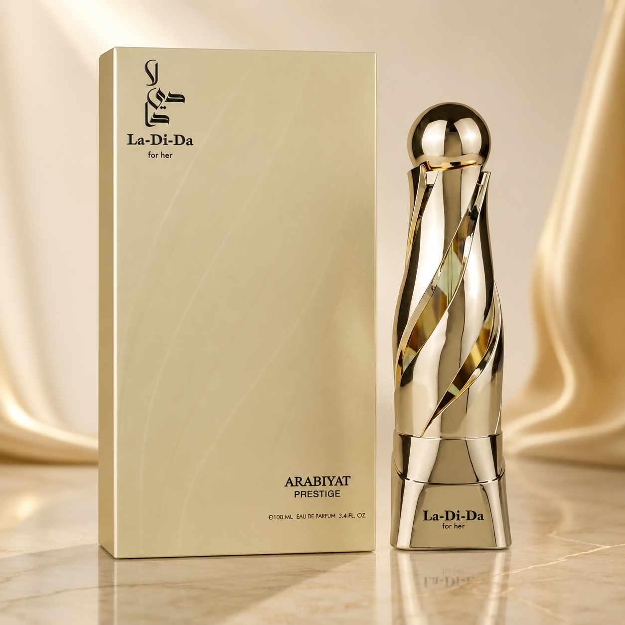 Arabiyat Prestige La Di Da For Her Eau de Parfum Spray For Women 3.4 Ounce