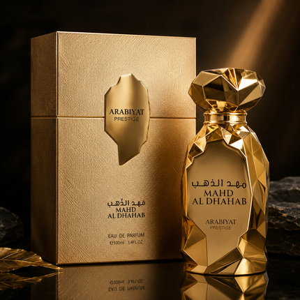 Arabiyat Prestige Mahd Al Dhahab Eau de Parfum Spray for Unisex, 3.4 Ounce