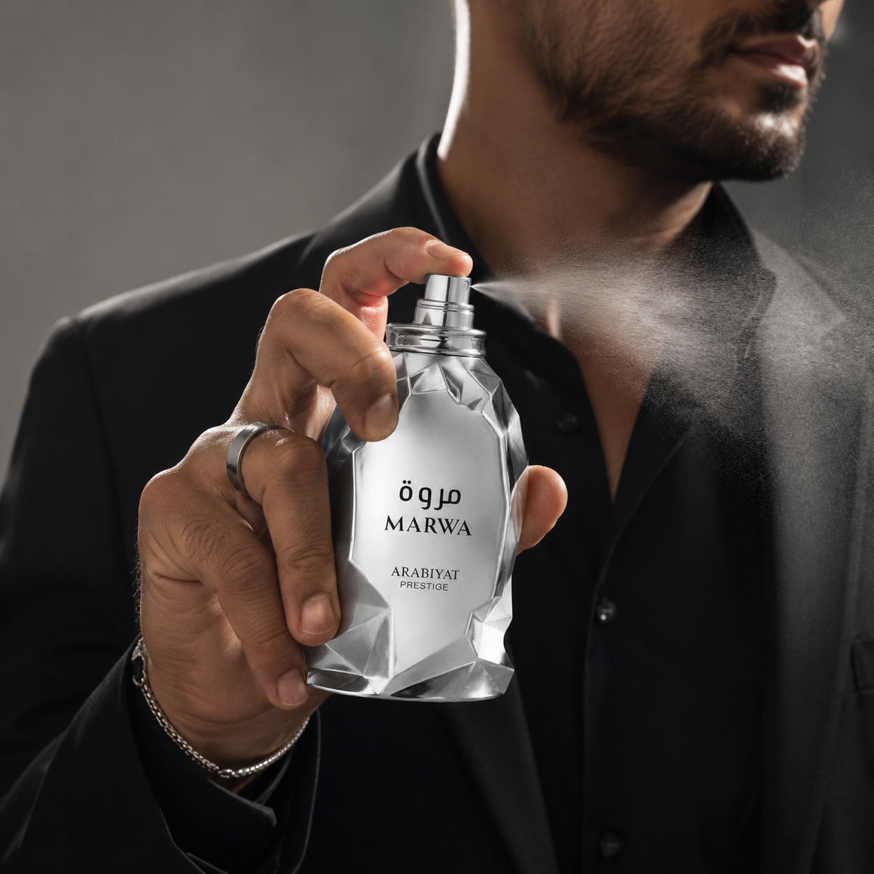 Arabiyat Prestige Marwa Eau de Parfum Spray For Men 3.4 Ounce