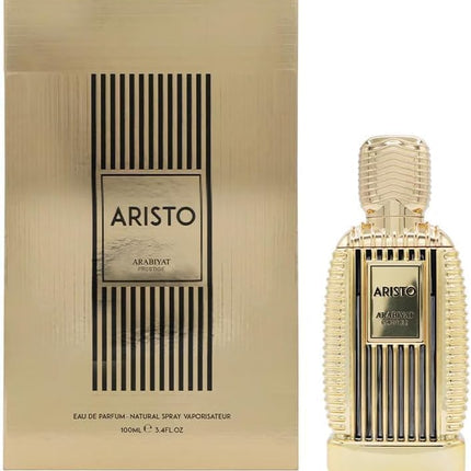 Arabiyat Prestige Aristo Eau de Parfum Spray For Unisex 3.4 Ounce