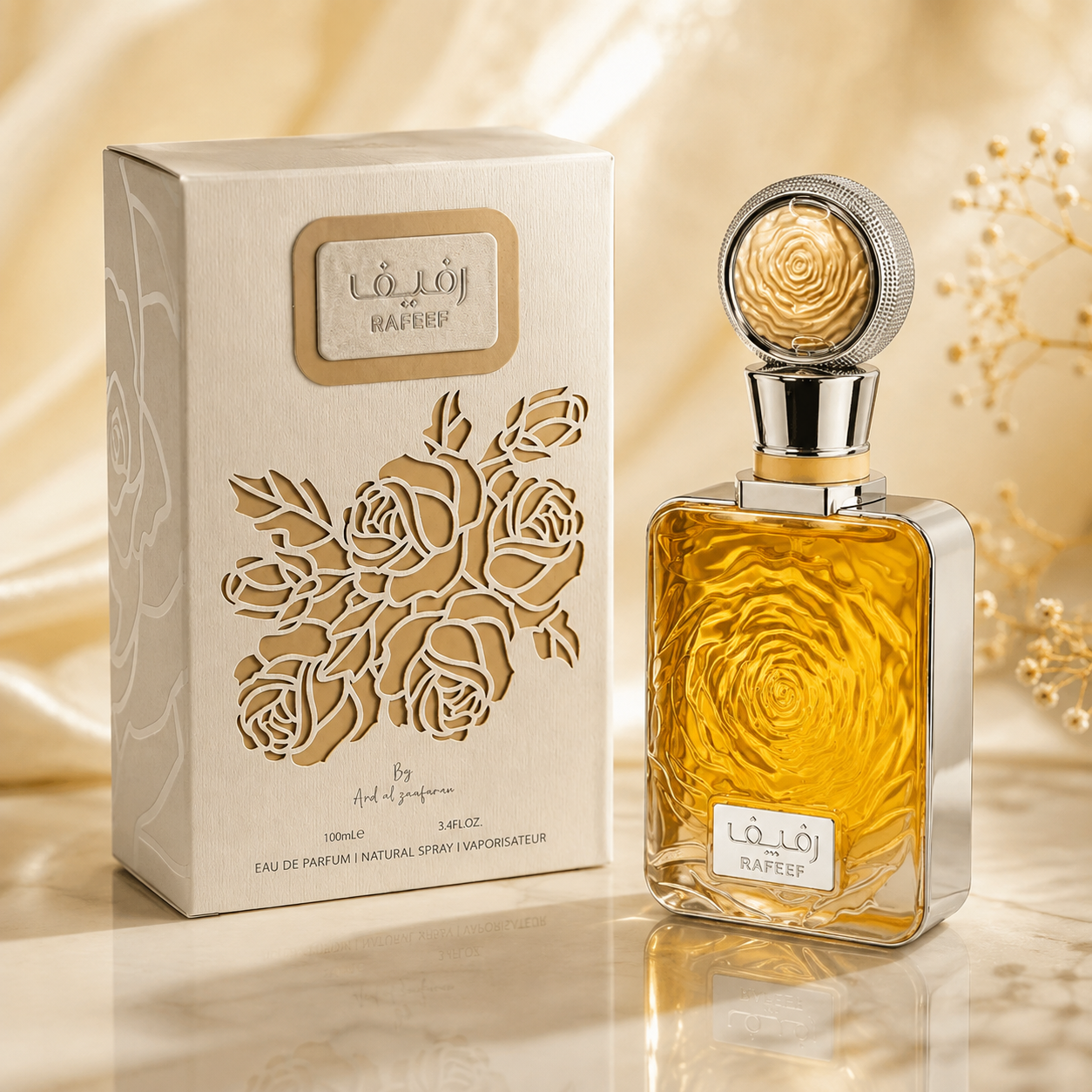 Ard Al Zaafaran Rafeef Eau De Parfum Spray For Women 3.4 Ounce