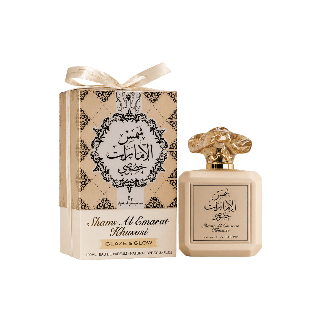 Ard Al Zaafaran Shams Al Emarat Khususi Glaze & Glow Eau Eau De Parfum Spray For Women 3.4 Ounce