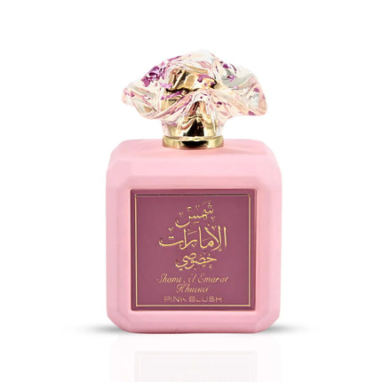 Ard Al Zaafaran Shams Al Emarat Khususi Pink Blush Eau De Parfum Spray For Women 3.4 Ounce