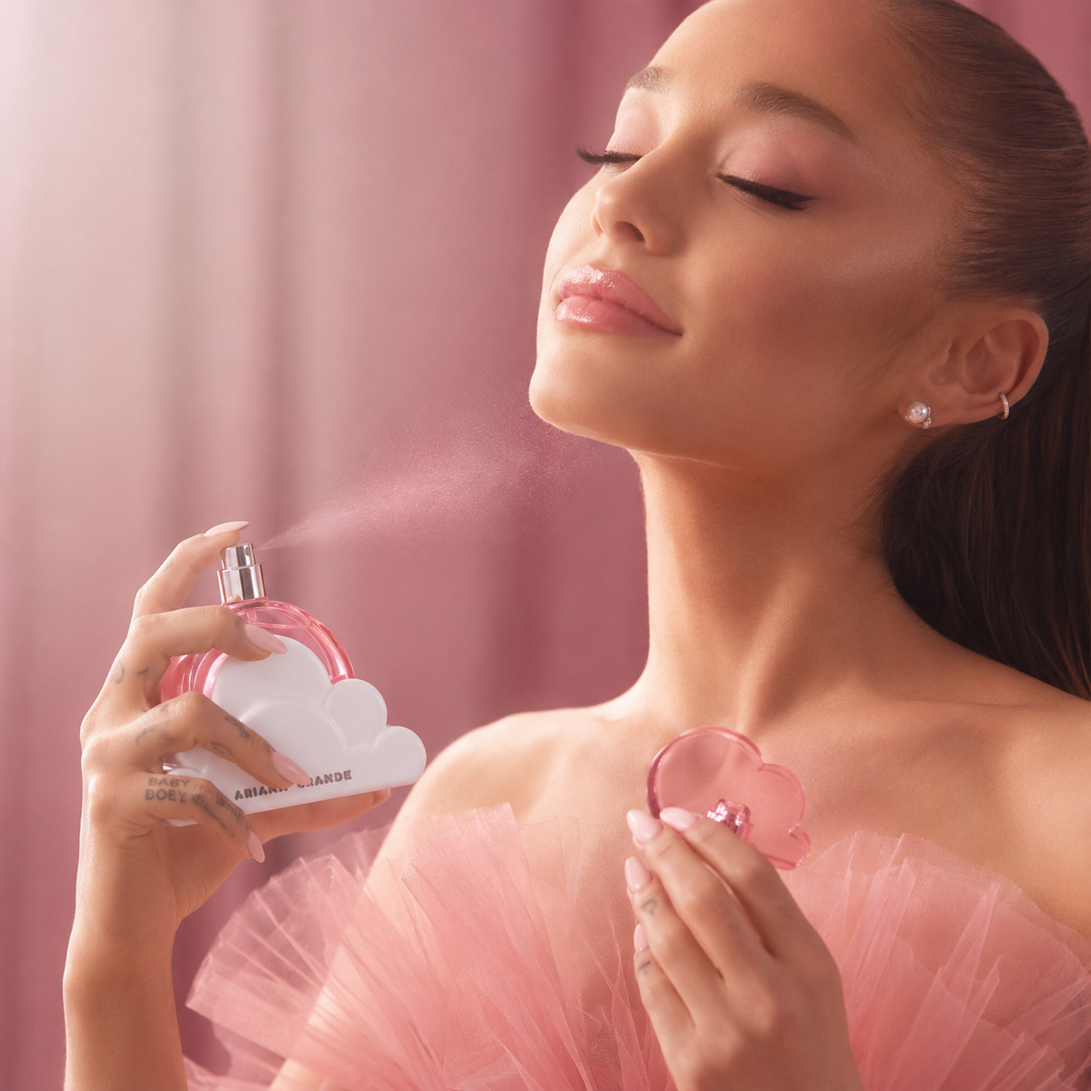 Ariana Grande Cloud Pink Eau de Parfum for Women 3.4 Ounce