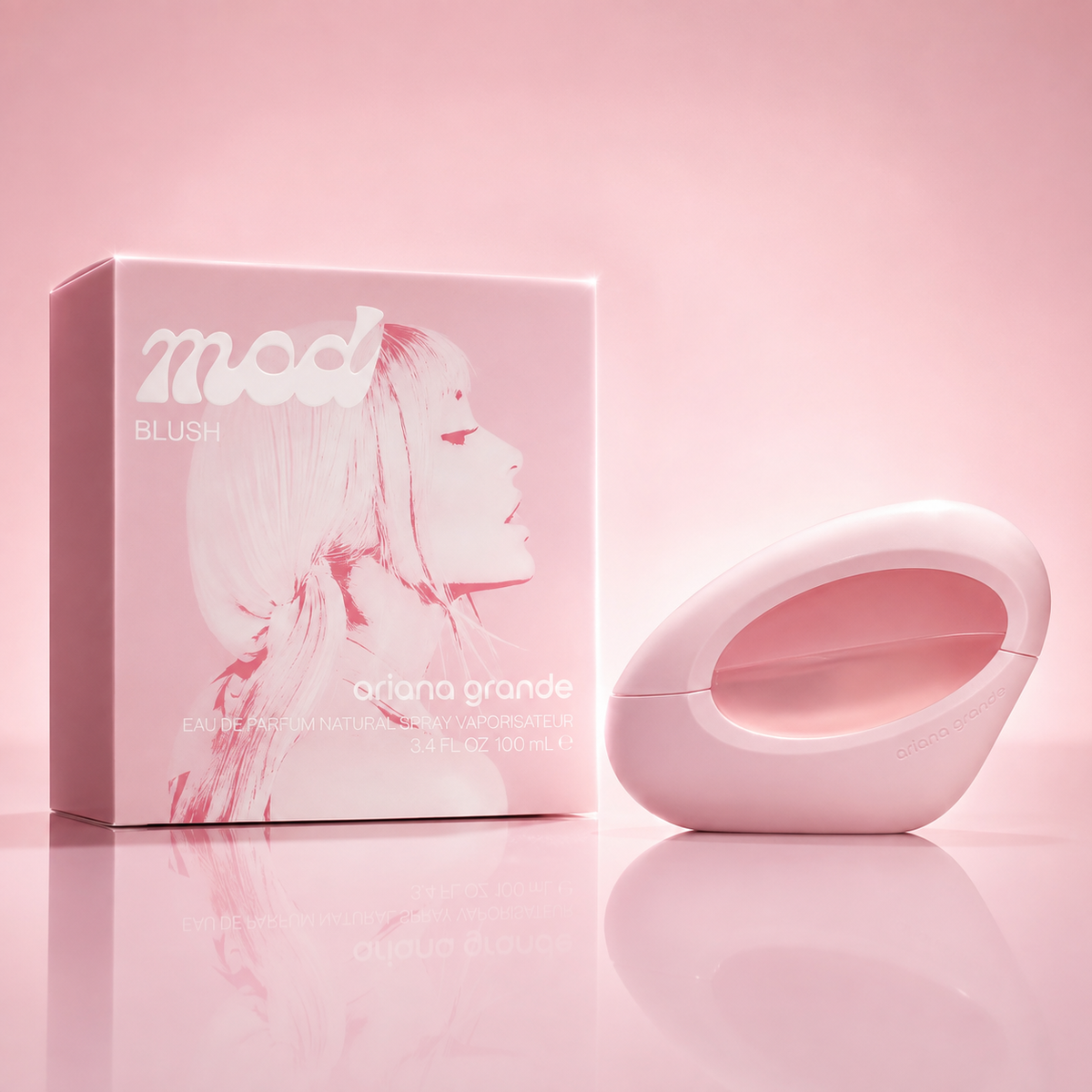 Ariana Grande Mod Blush Eau de Parfum for Women 3.4 Ounce