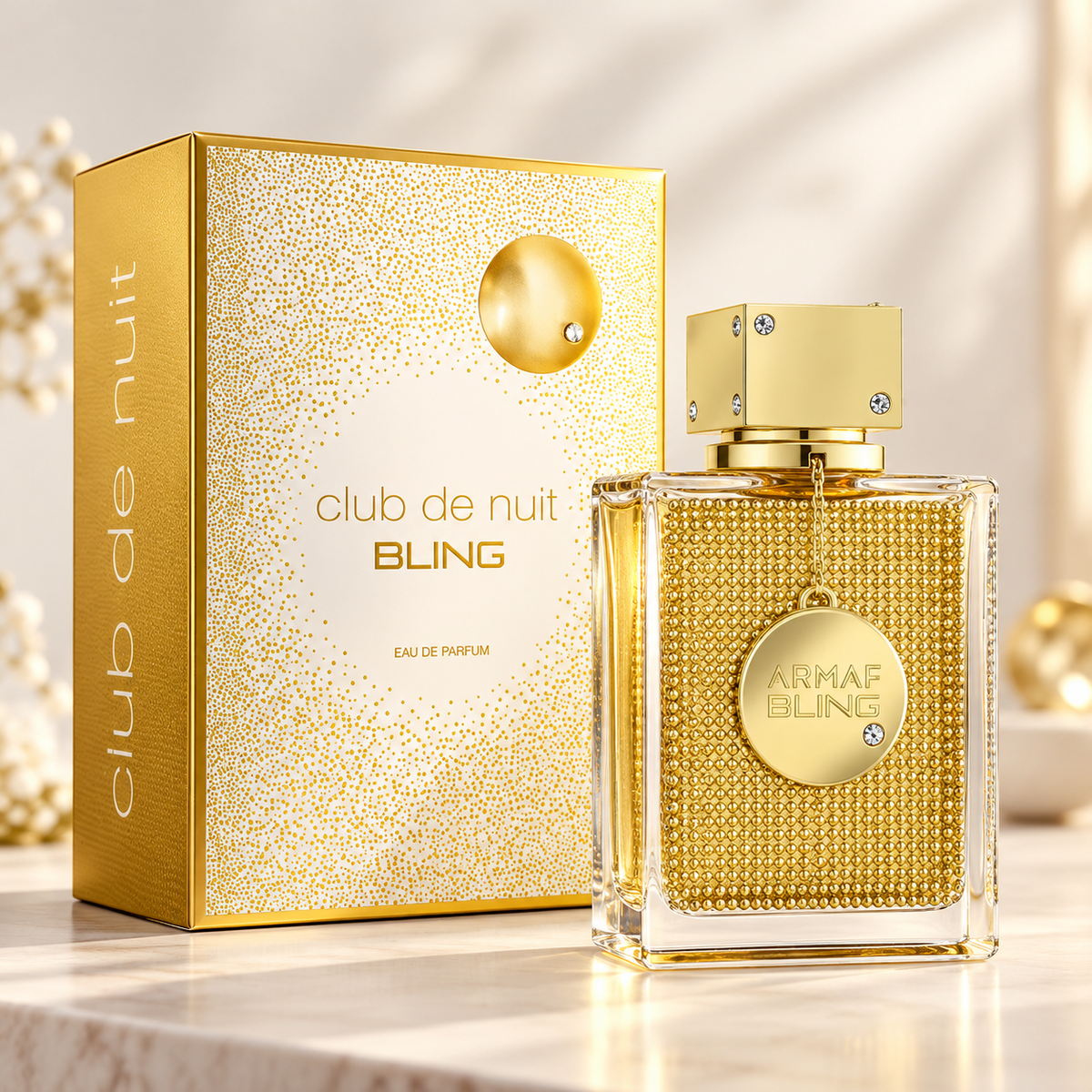 Armaf Club De Nuit Bling Gold Eau de Parfum Spray for Women 2.5 Ounce