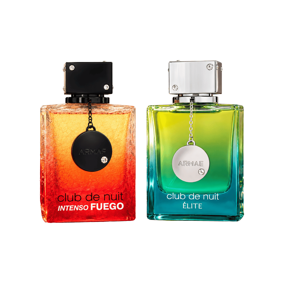 Armaf Club De Nuit Intenso Fuego + Armaf Club De Nuit Elite 2-Piece Fragrance Bundle for Men