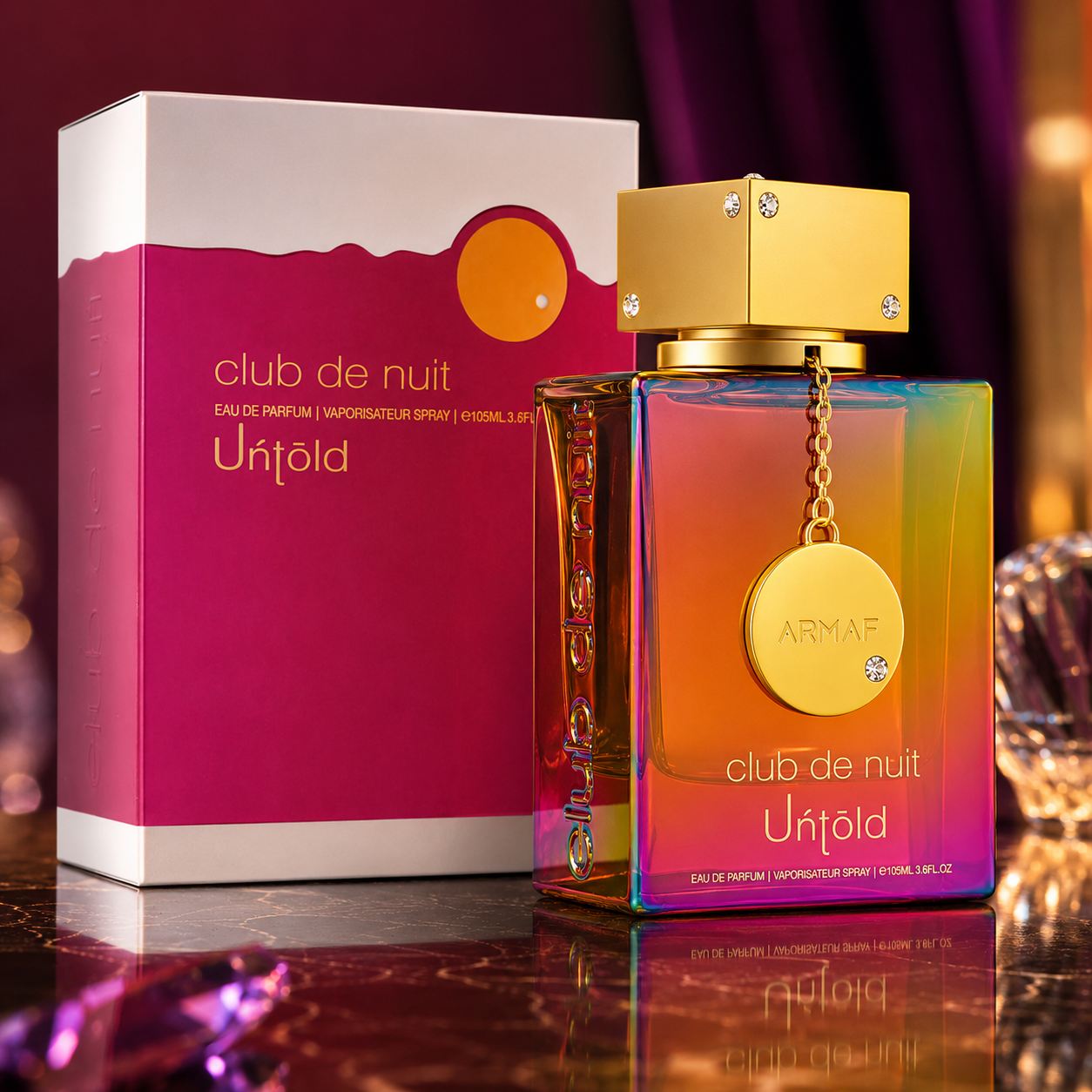 Armaf Club De Nuit Untold Eau de Parfum Spray for Men 3.6 Ounce