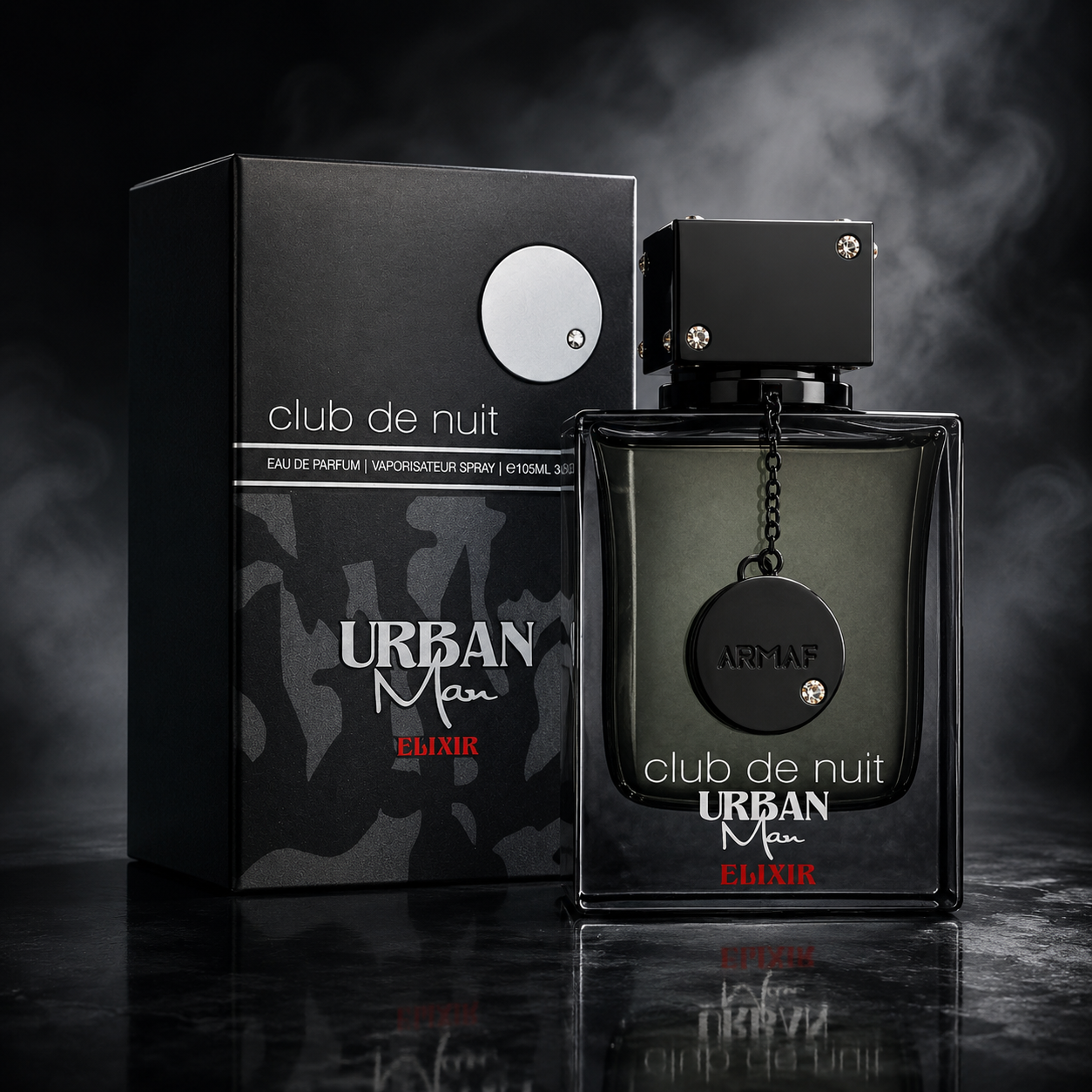 Armaf Club De Nuit Urban Man Elixir for Men Eau de Parfum Spray, 3.6 Ounce