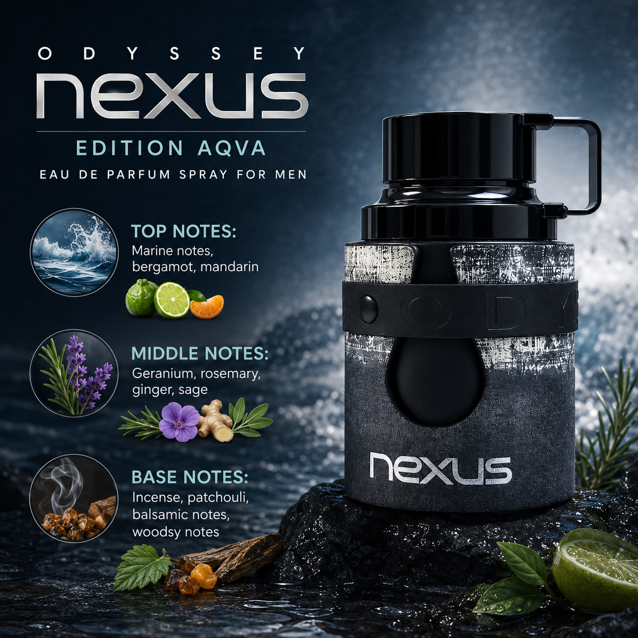 Armaf Odyssey Nexus Eau de Parfum Notes
