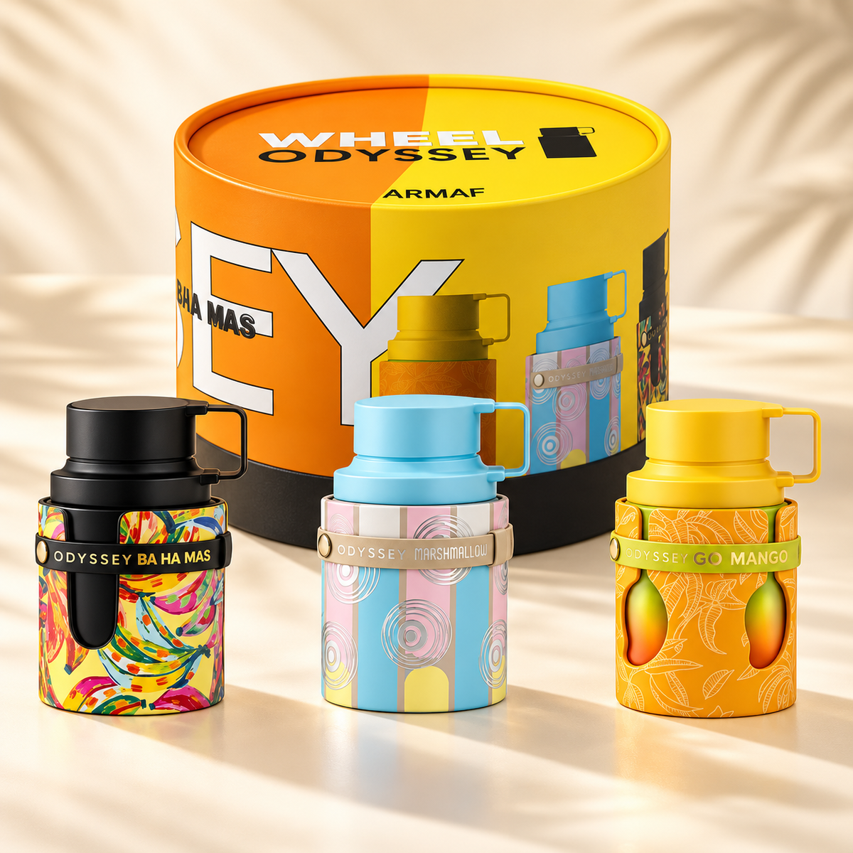 Armaf Wheel of Odyssey Ba Ha Mas, Go Mango & Marshmallow Gift Set for Unisex, image 6