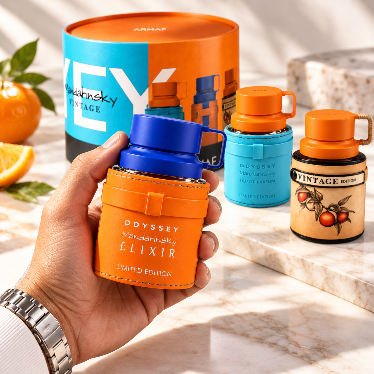 Armaf Wheel of Odyssey Mandarin Sky Gift Set for Unisex, image 2