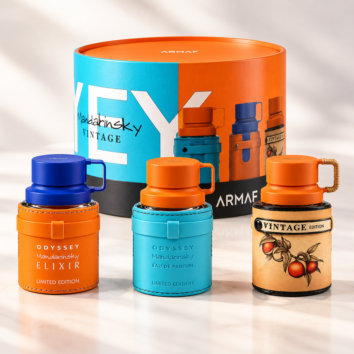 Armaf Wheel of Odyssey Mandarin Sky Gift Set for Unisex, image 6