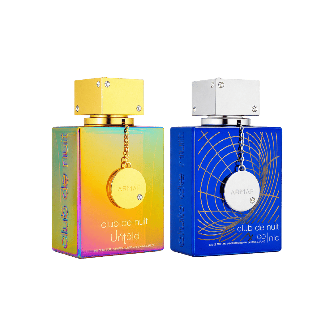 Armaf [BUNDLE] Club de Nuit Untold & Club De Nuit Blue Iconic Eau de Parfum Spray 3.4 Oz Each