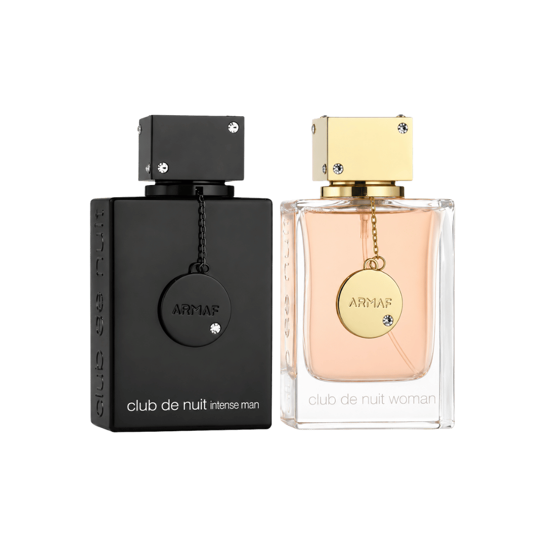 Armaf Couple Combo Set Club De Nuit Intense Men & Cdn Women Eau De Parfum Spray 3.6 Oz | Fragrance Bundle Gift For Him & Her