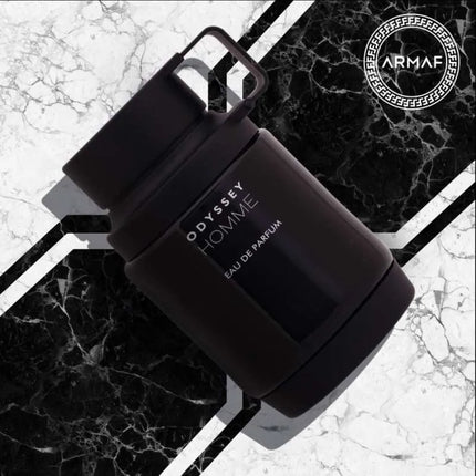Armaf Odyssey Homme (Black) for Men Eau de Parfum Spray, 3.4 Ounce