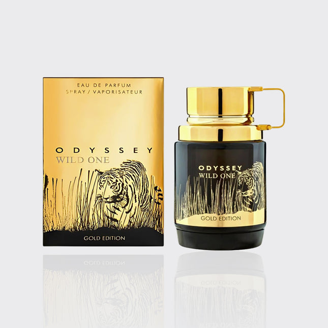 Armaf Odyssey Wild One Gold Edition for Men Eau de Parfum Spray, 3.4 Ounce