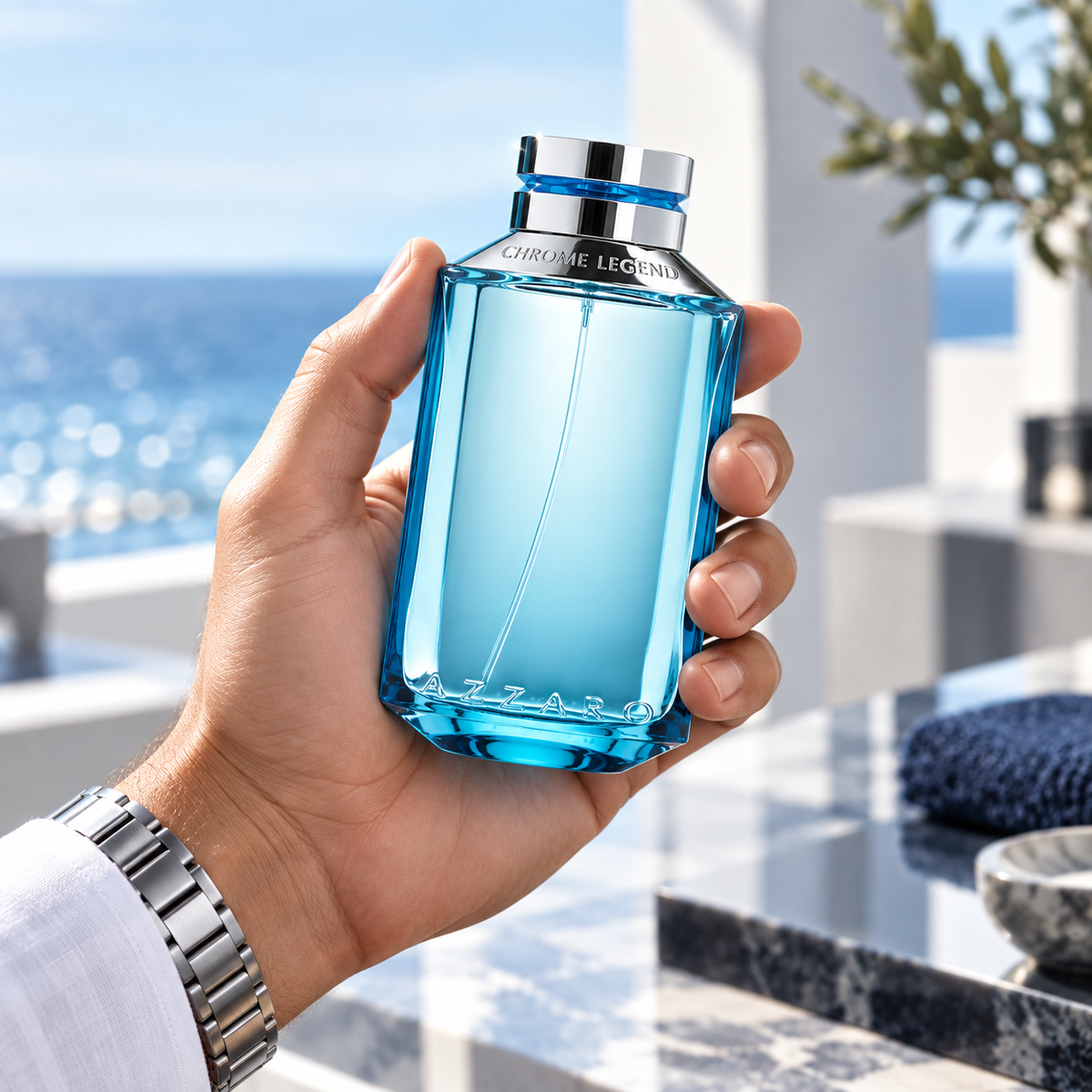 Azzaro Chrome Legend Eau de Toilette for Men, 4.2 Ounce