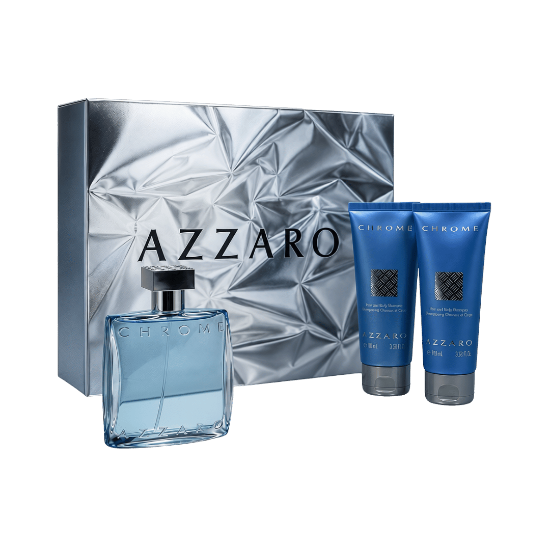 Azzaro Chrome 3-Piece Gift Set for Men