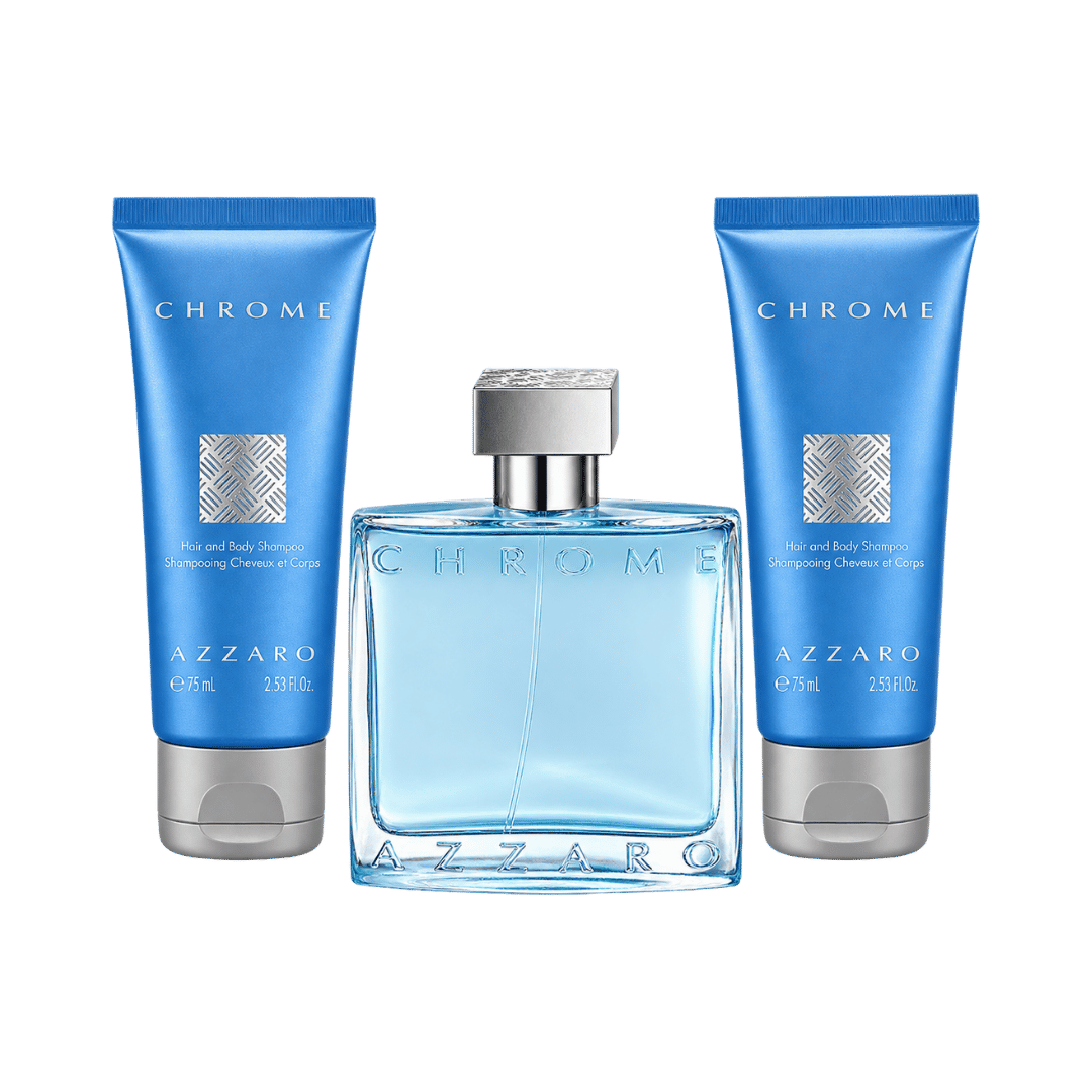 Azzaro Chrome 3-Piece Gift Set for Men