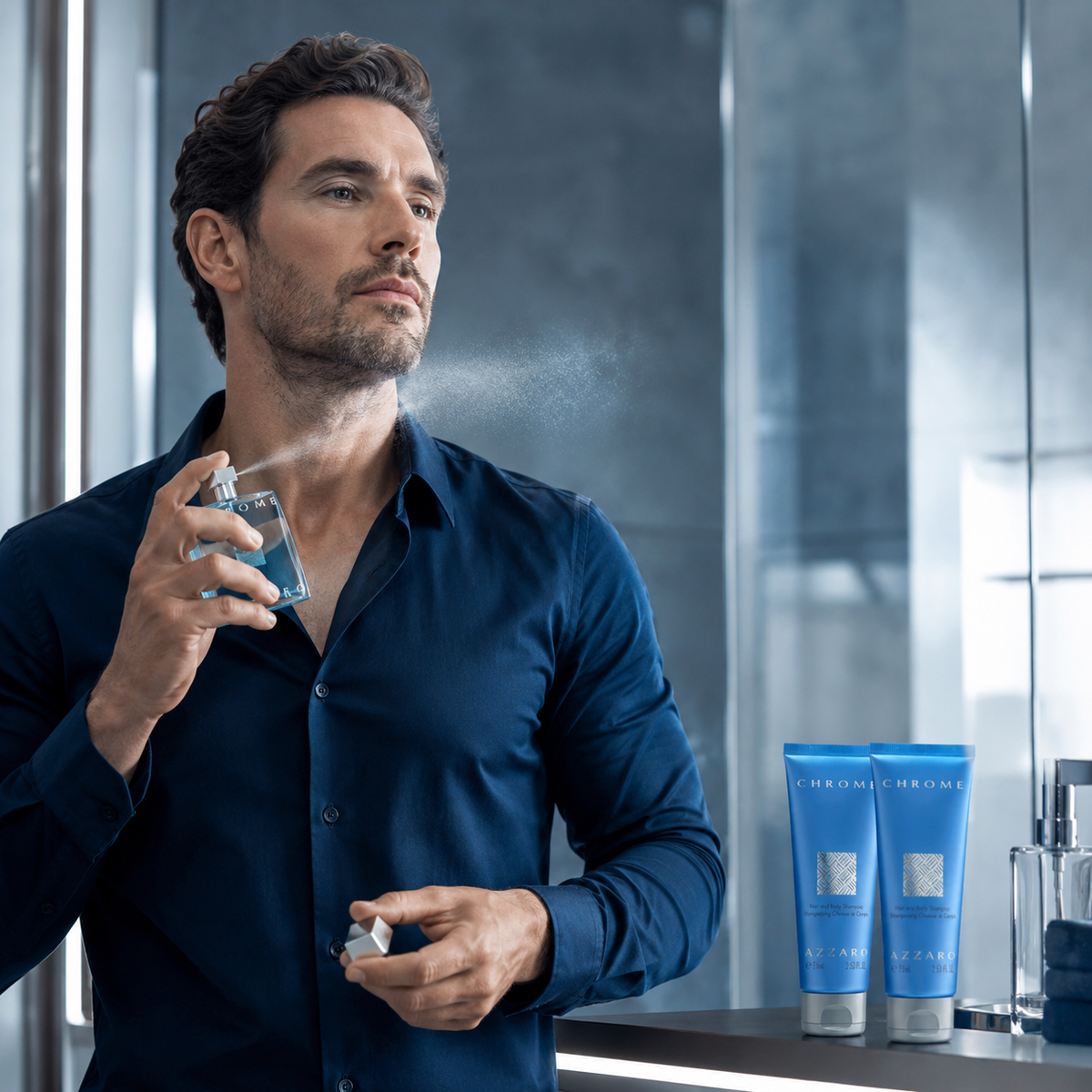 Azzaro Chrome 3-Piece Gift Set for Men