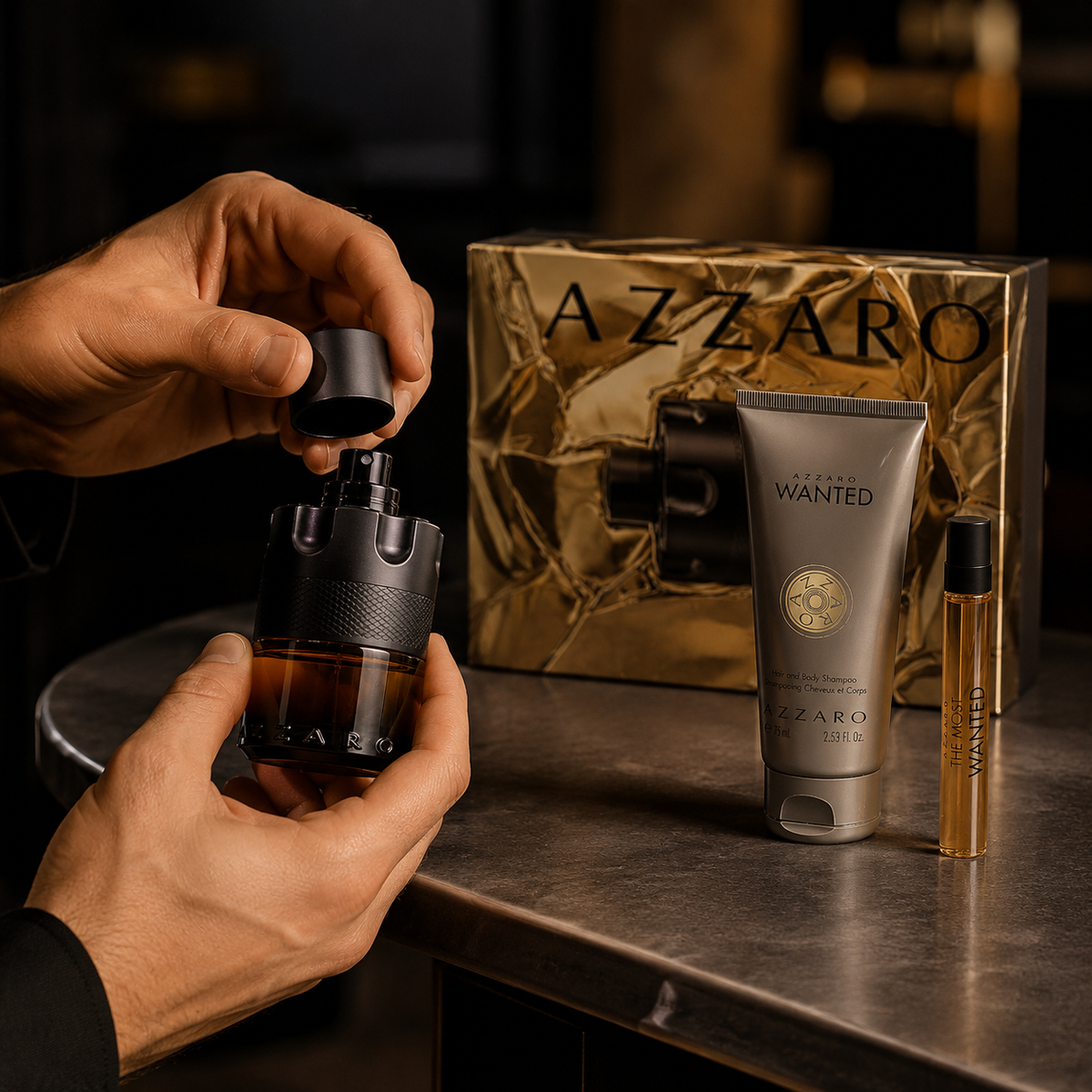 Azzaro The Most Wanted Parfum 3-Piece Gift Set for Men